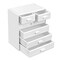Sorbus Acrylic Makeup Organizer - Organization and Storage Case for Cosmetics, Skin Care, Make Up, & Jewelry with 4 Large, 2 Small Drawers